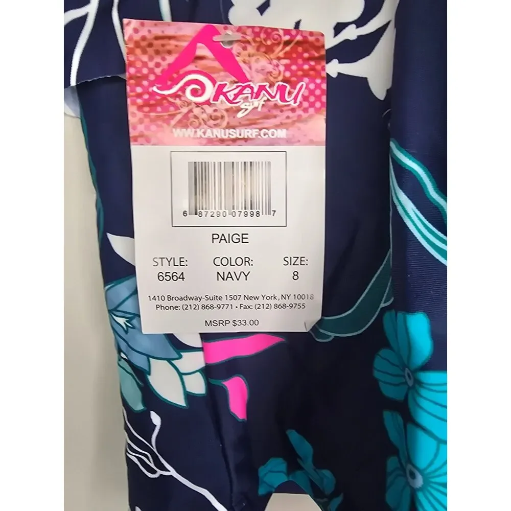 NWT Kami Surf Girl's Size 8 Takini Bathing Suit